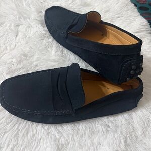 Tod's Navy Blue Loafers for Men Driving Loafers/Mocasin Size # 41